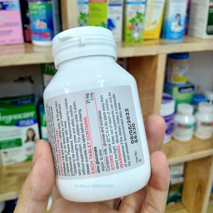 Kẽm Bioisland ZinC 120 viên