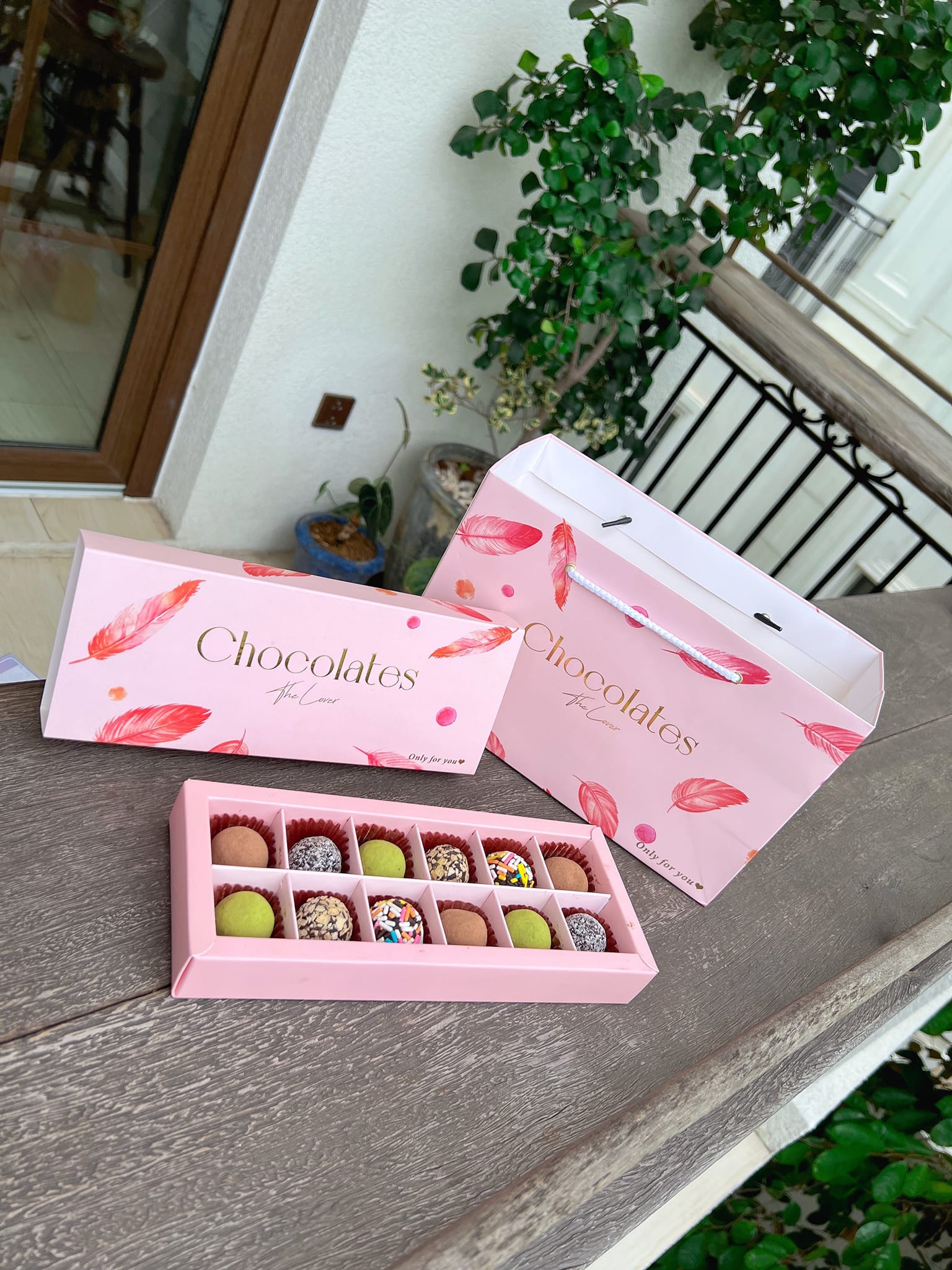 Valentine socola viên tròn hộp 12 viên
