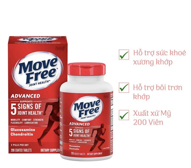 Schiff move free hộp 200 viên