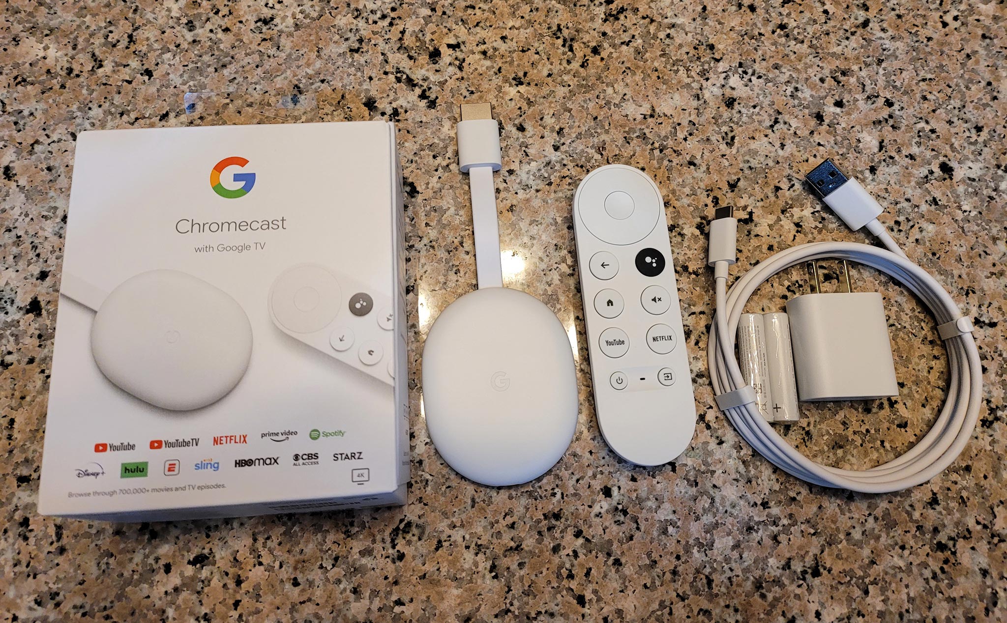 Google Chromecast with Google TV, 4K HDR, Ra lệnh Tiếng Việt