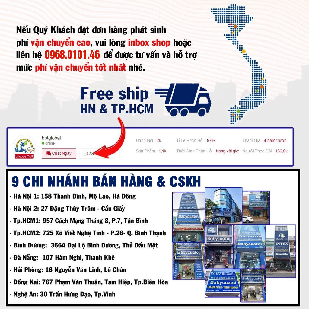 Bập bênh đôi nhập khẩu BBT Global - Nhiều mẫu