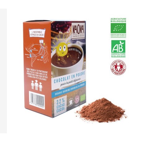 Bột ca cao hữu cơ Kaoka Pháp- 400gr