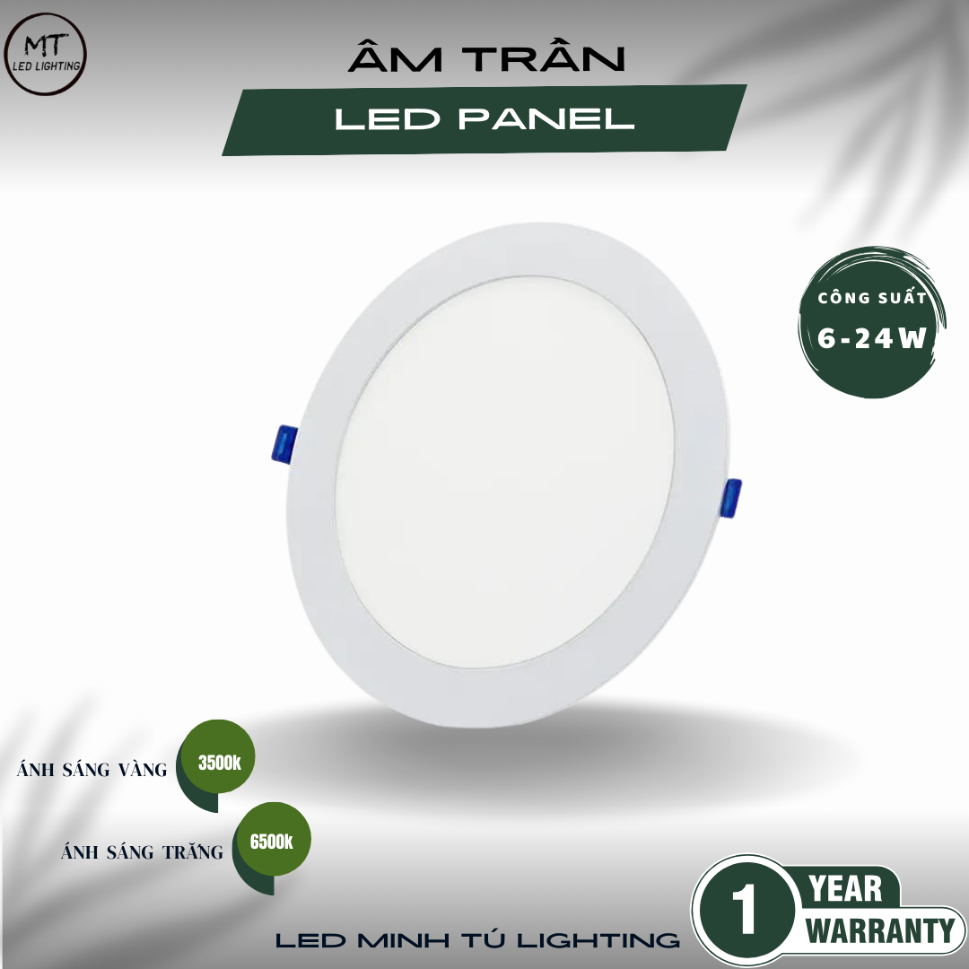 Đèn âm trần siêu mỏng 9W 1 chế độ, 3 chế độ BẢO HÀNH 1 NĂM