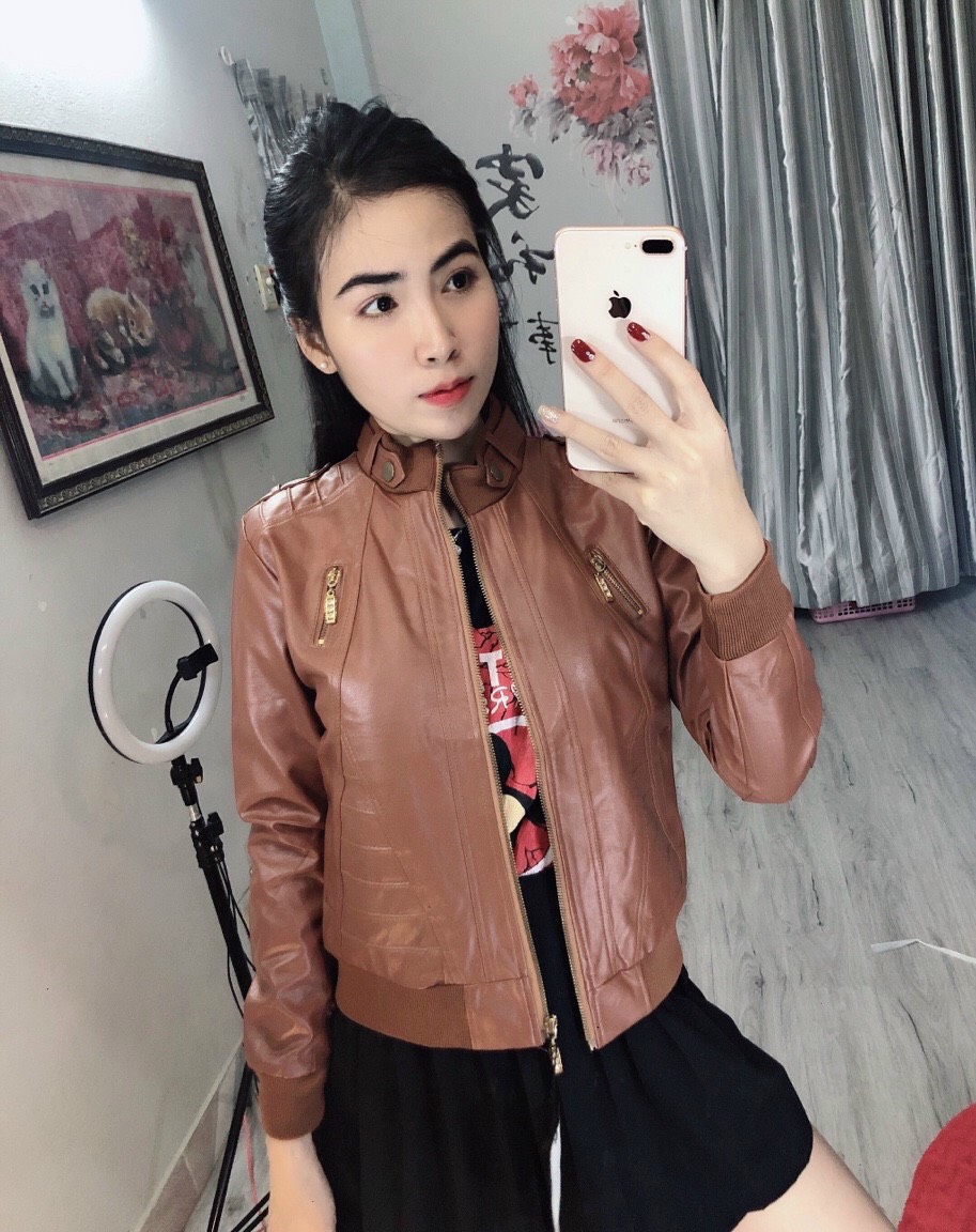 ÁO KHOÁC DA NỮ SIÊU HOT THỜI TRANG PA 1997