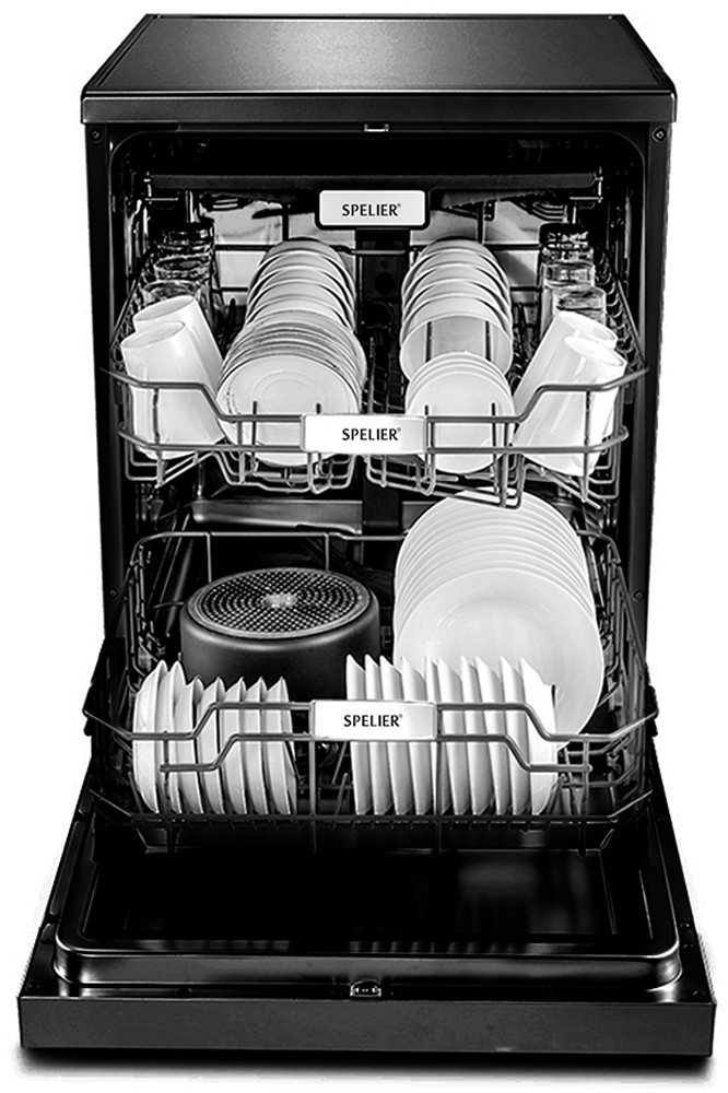 Máy rửa chén bát Spelier SP 15 DW Black (15 bộ) - NHẬP KHẨU ĐỨC