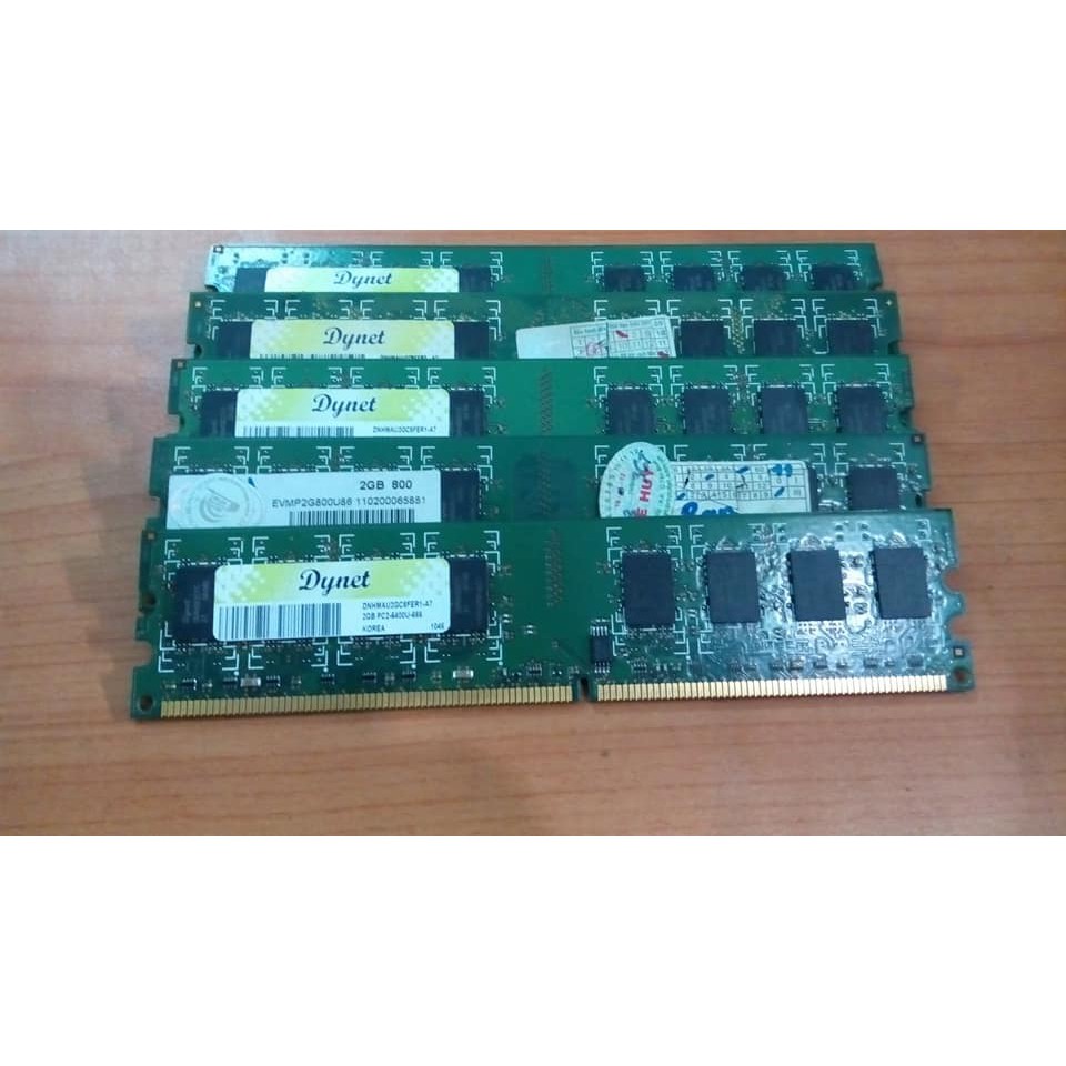 Ram ddr2 2gb buss 800 - hàng tháo máy