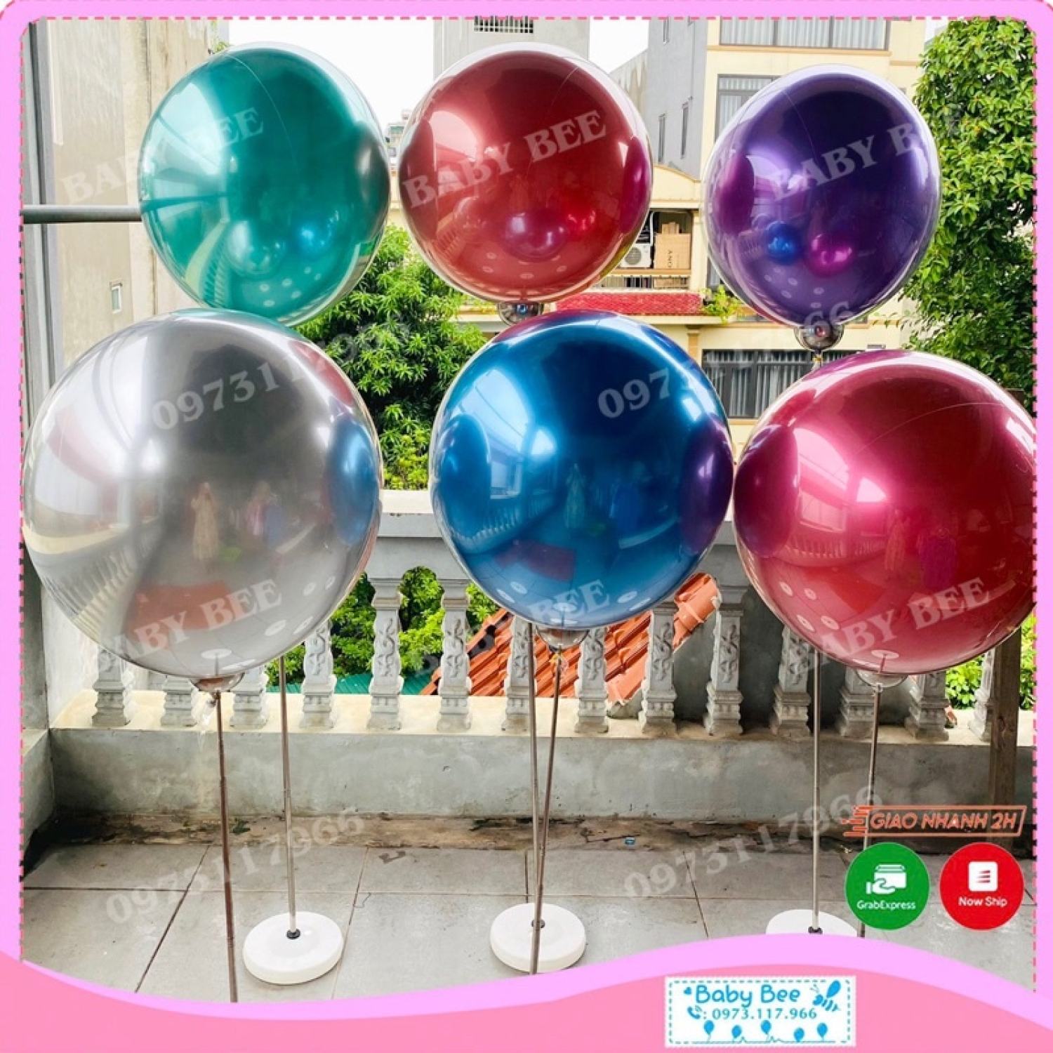 Bóng Siêu Nhũ Chrome Size 24inch/60CM