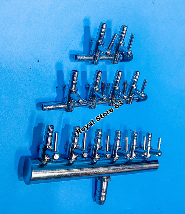Van chia oxy inox có khóa