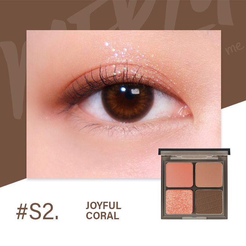 Bảng phấn mắt 4 ô merzy mood fit shadow palette 8g