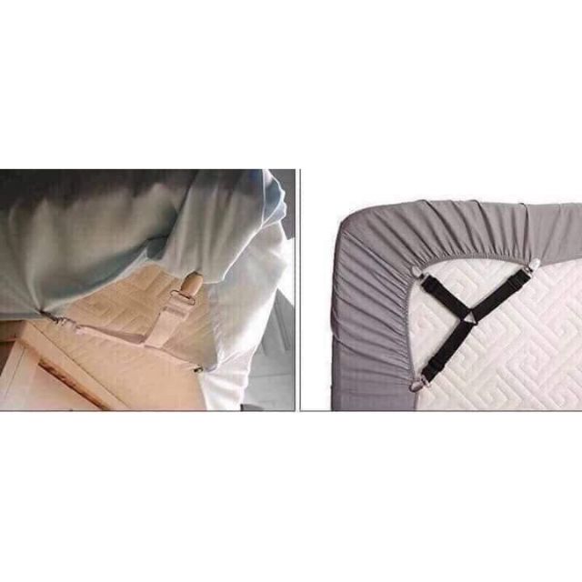 Bộ 4 chiếc kẹp ga giường tiện lợi ( màu ngẫu nhiên)