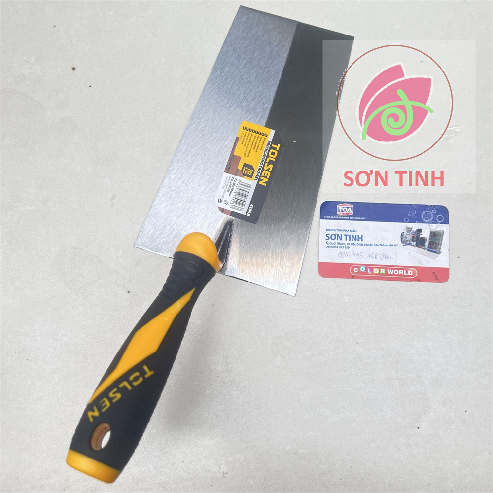 Cây bay cán nhựa tolsen 41055 5''/ 140mm, 41056 6''/ 160mm, 41057 7''/ 180mm, 41058 8''/ 200mm