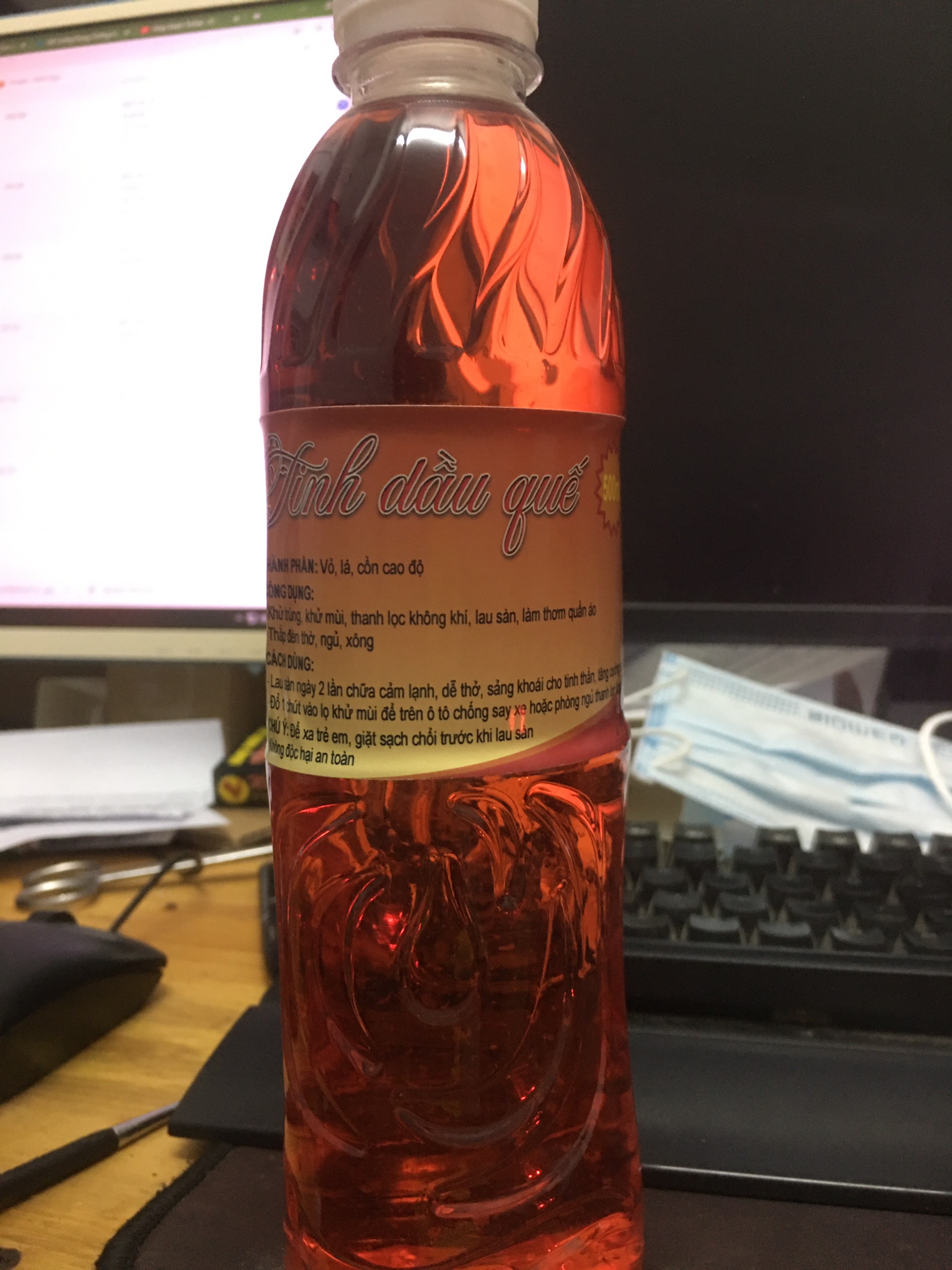 Tinh Dầu Quế  Chai 500ml