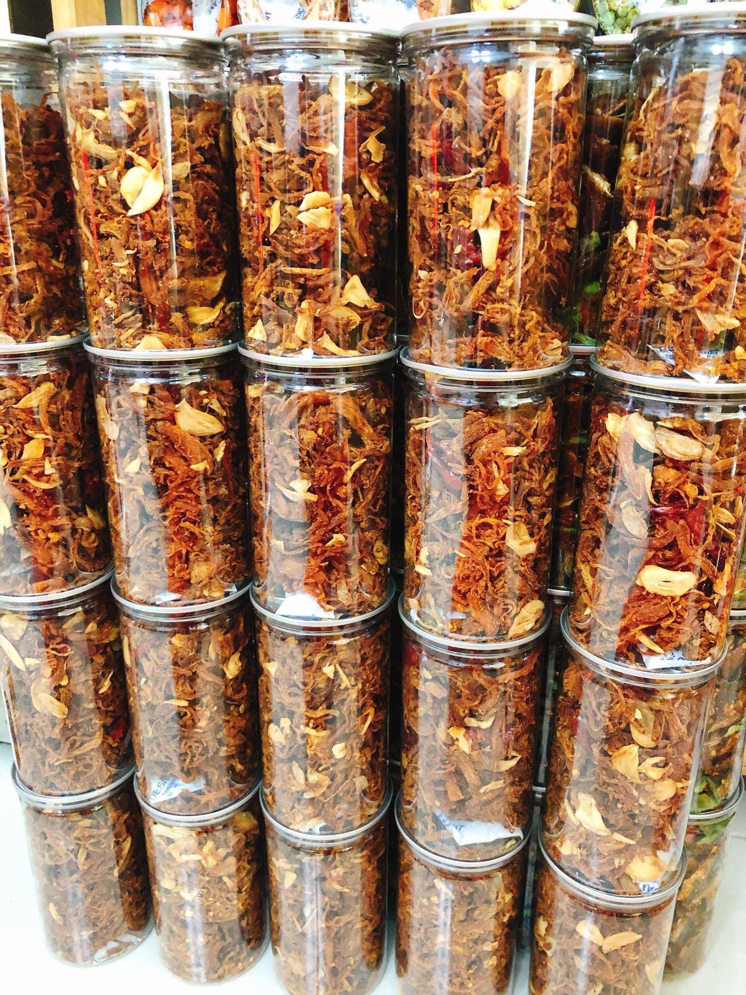 Khô heo cháy tỏi hủ 250gr