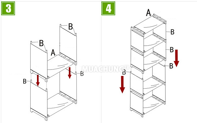 Kệ Sách báo 9 tầng  MÀU HỒNG