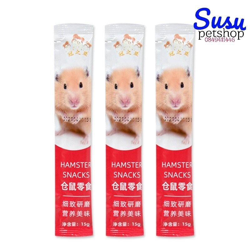 ✉✽❍  Gel dinh dưỡng cho Hamster (túi 15gr) Gấu vàng