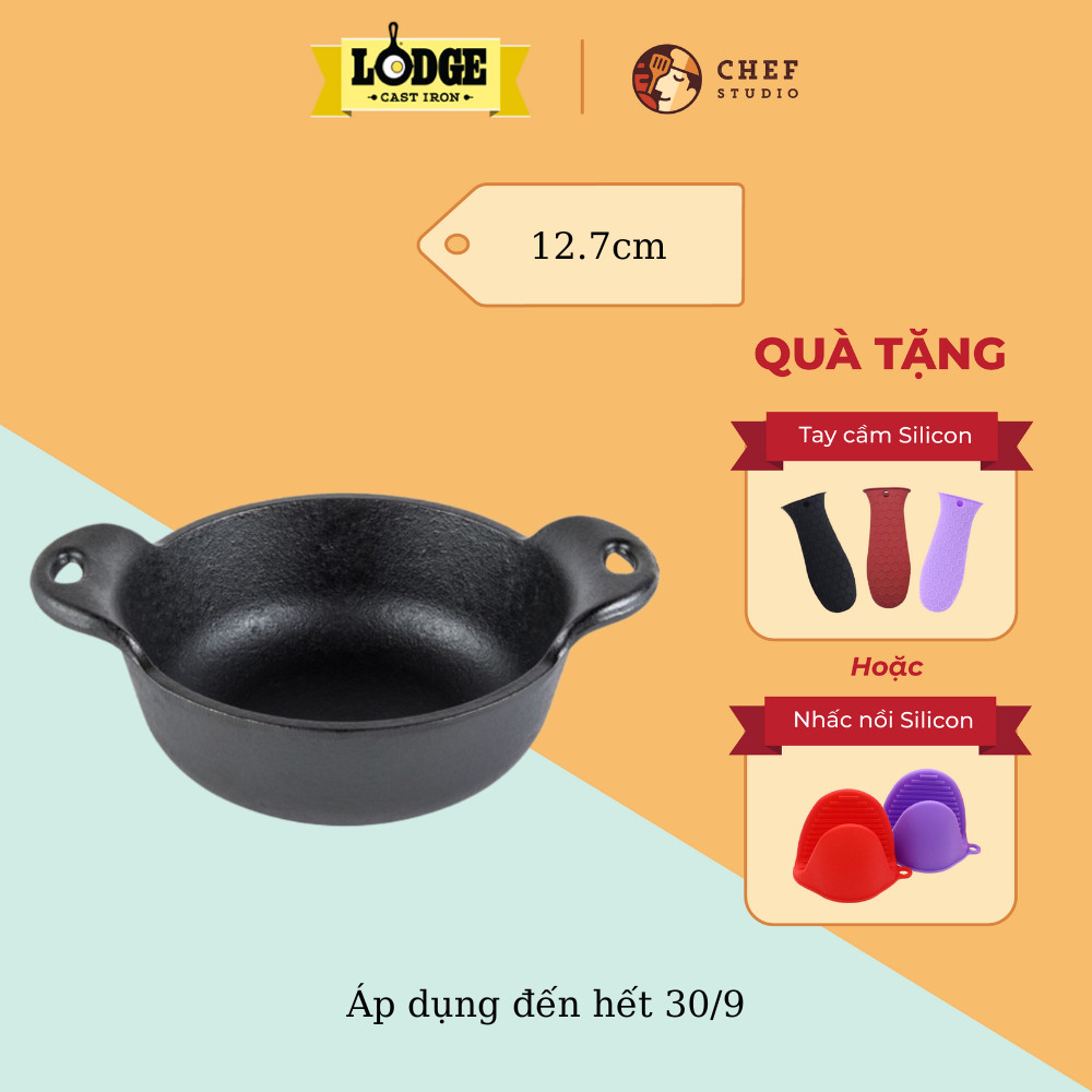 Khay gang Lodge mini 12.7 cm - Cast Iron Mini Serving Bowl