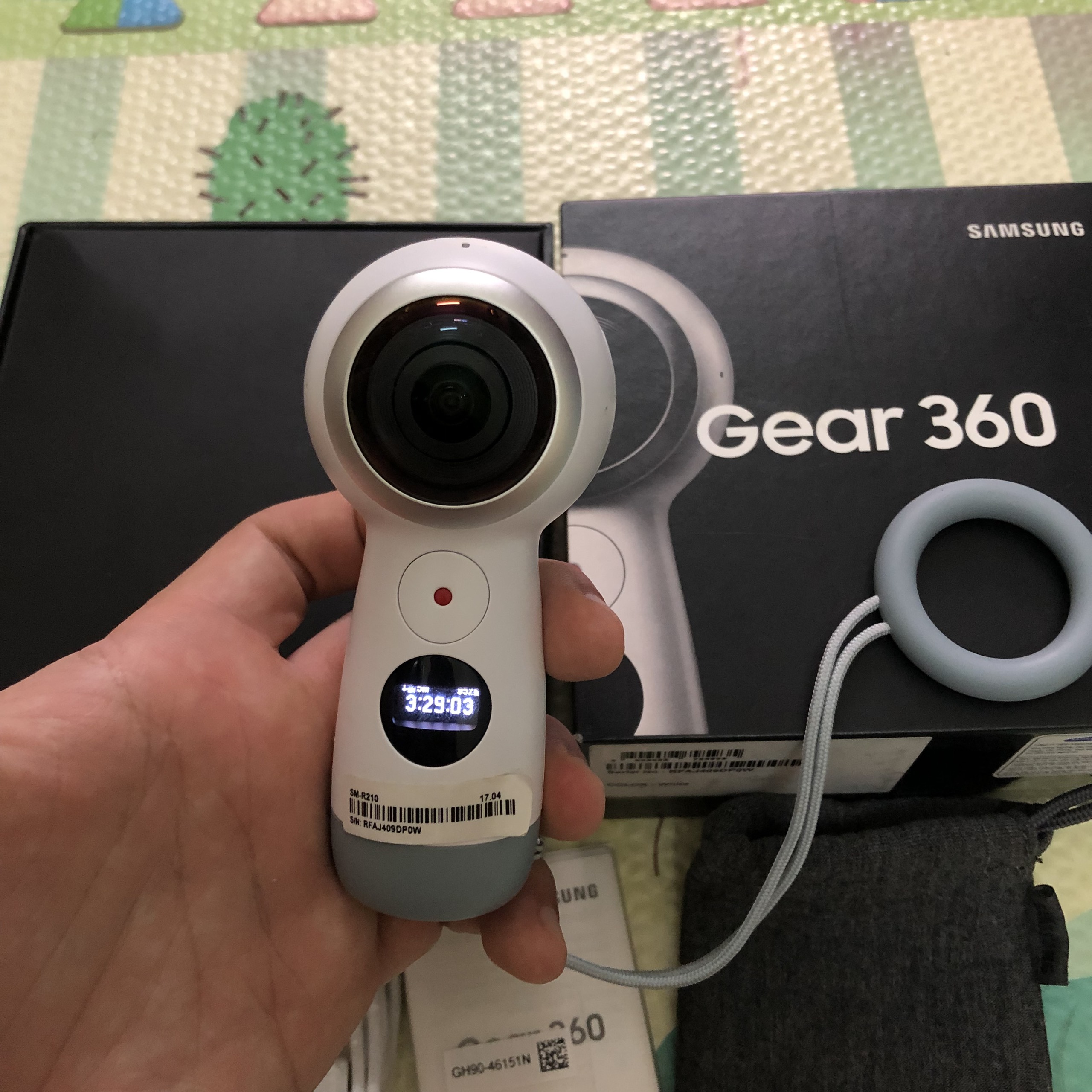 Samsung Gear 360 2017 DM (SM-R210) - Full box 98%