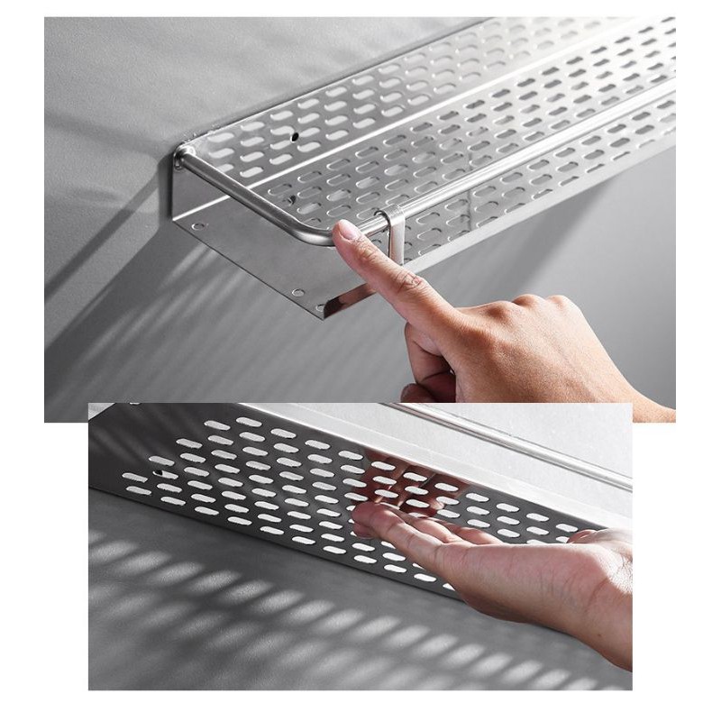 Kệ Gia Vị Inox 304 Dán Tường