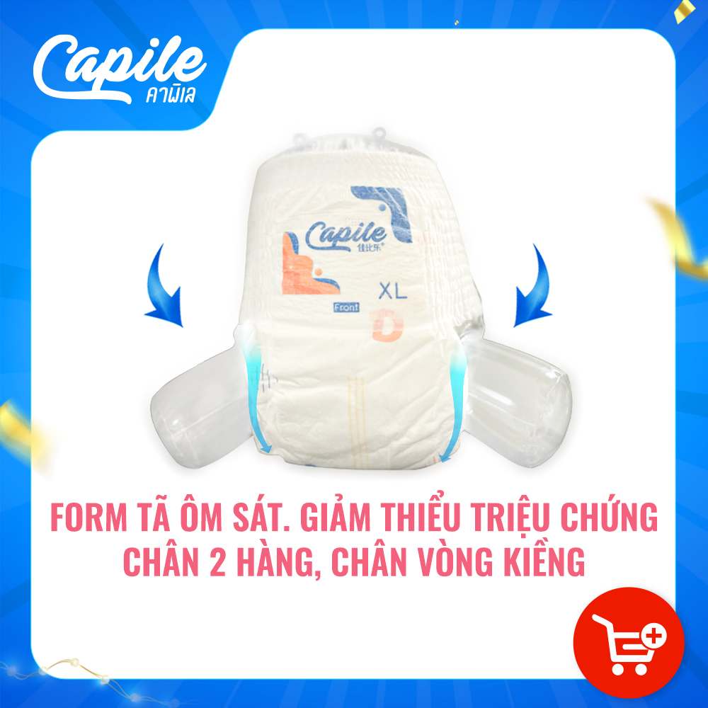 Tã/Bỉm CAPILE loại quần - FULL Size - dành cho bé