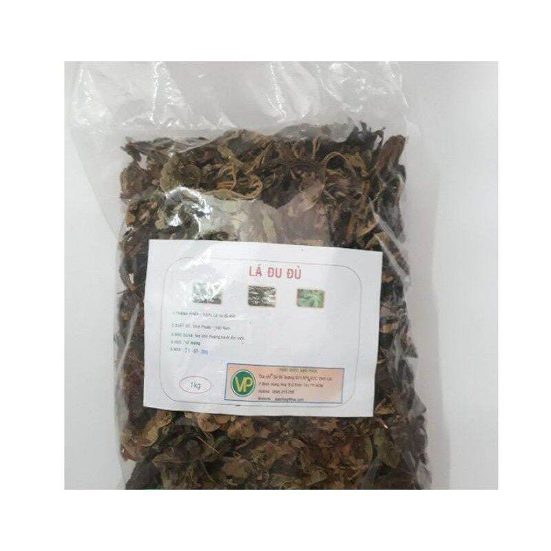 1 kg lá đu đủ đực khô thơm sạch mới.