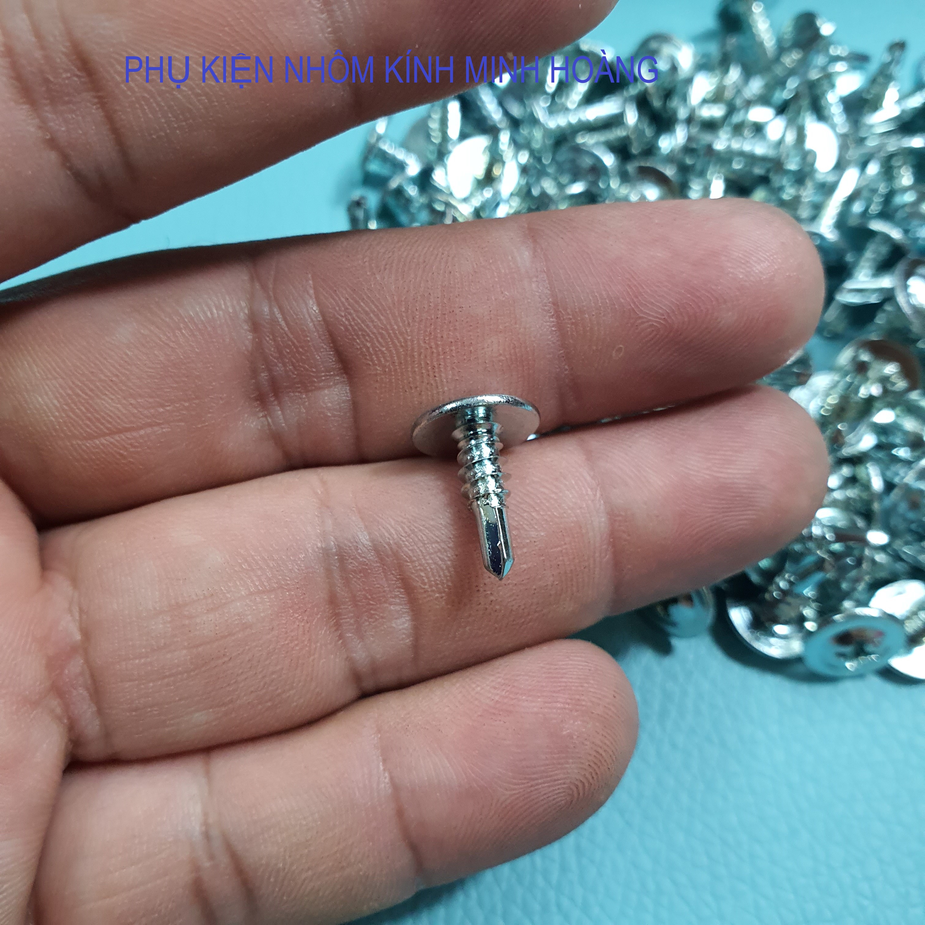 Vít tự khoan đầu dù , vít bắn tôn 1.3cm (Bich 1000 con / 1.4 kg)