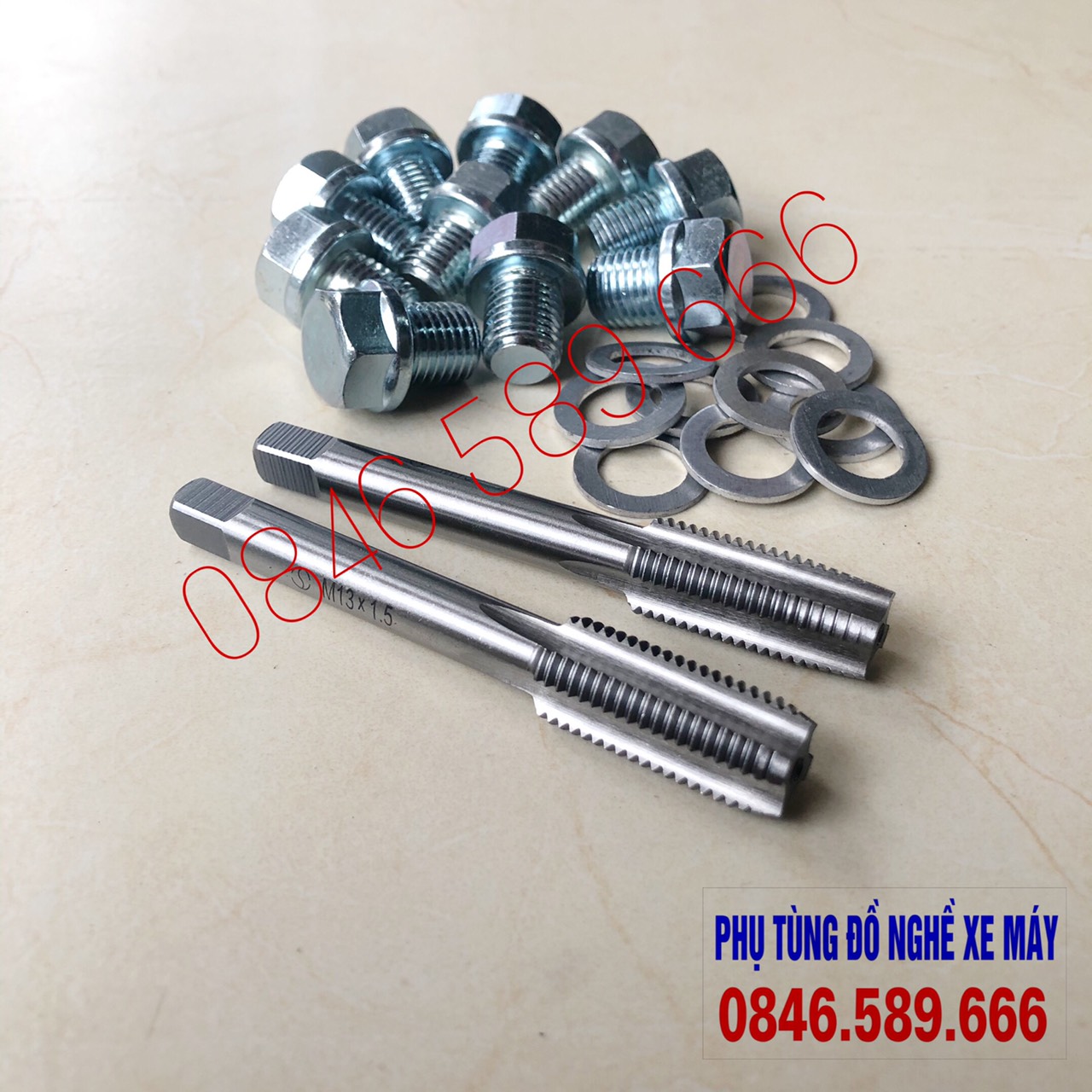 Ốc Rốn Dầu Long Đen 13 Ly Xe Máy Bị Chờn