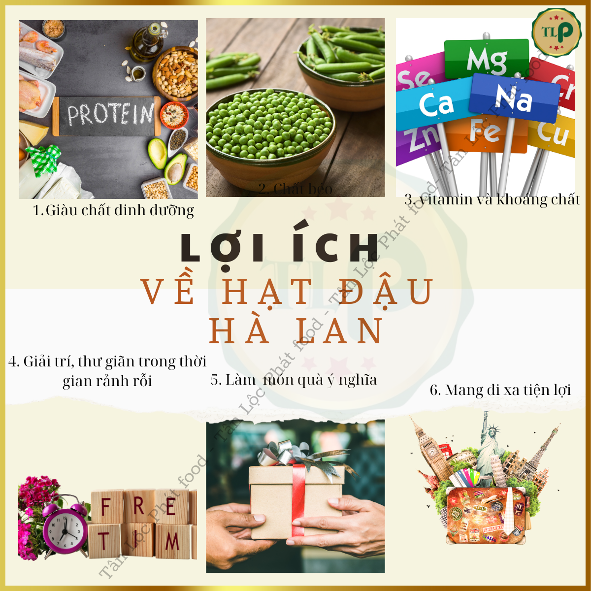 ĐẬU HÀ LAN RANG MUỐI TÂN LỘC PHÁT BỊCH 100G