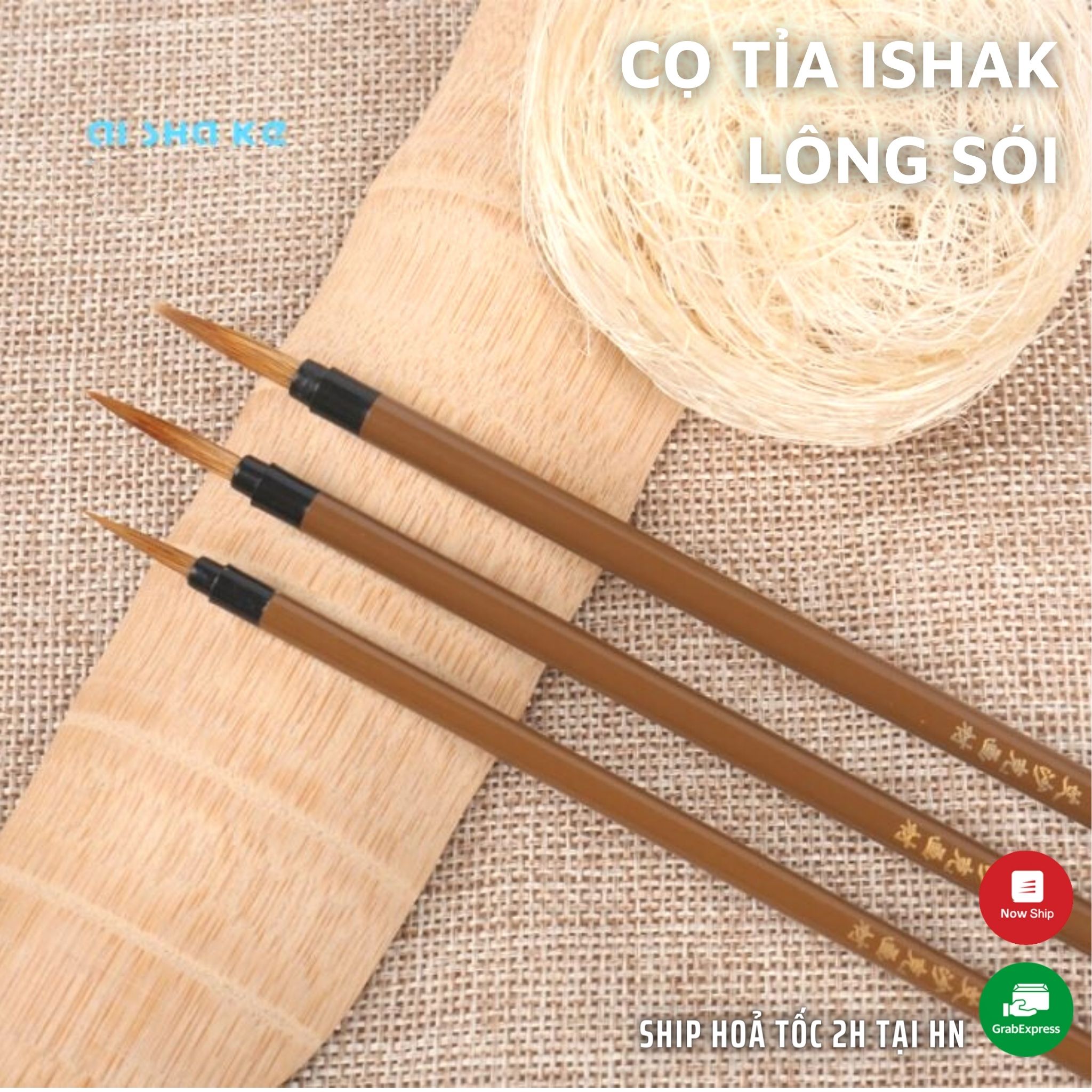 Cọ tỉa lông sói Ishake