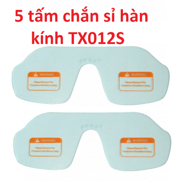 bộ 5 tấm chắn sỉ hàn của kính hàn TX012S, tấm bảo vệ kính, kính hàn, tx012s, máy hàn điện tử