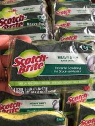 Scotch-Brite Set 5 Miếng bọt biển rửa chén đĩa, hàng Mỹ