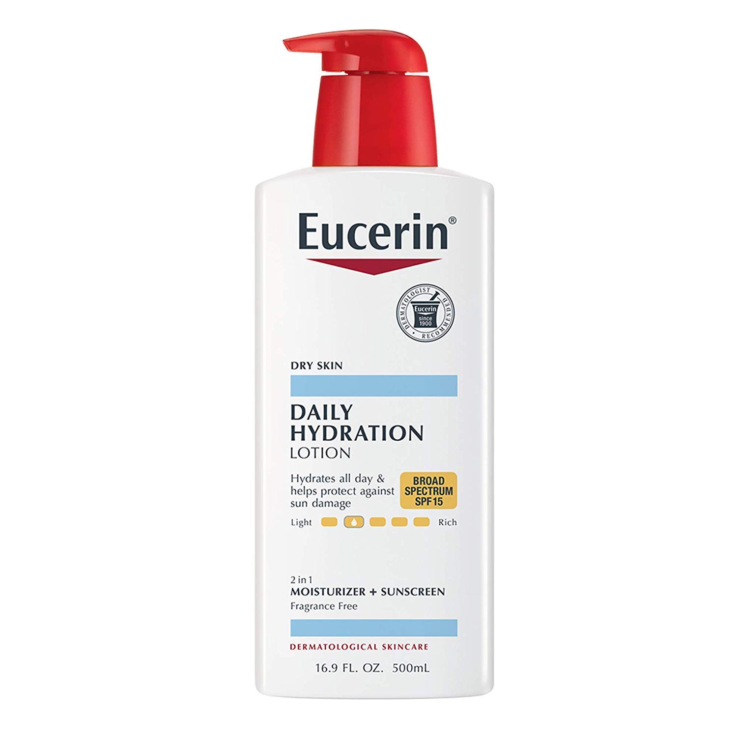 eucerin daily hydration moisturizer and sunscreen