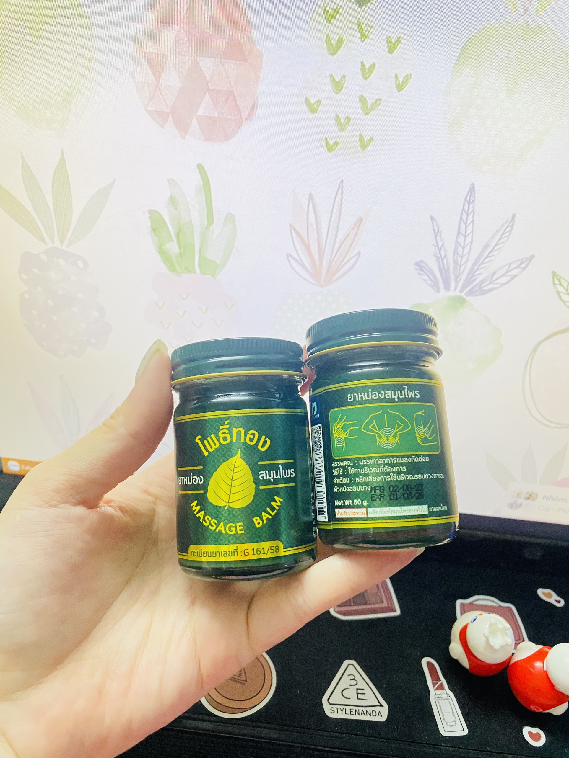 [COMBO 1 LỐC 6 LỌ] Hũ Dầu Cù Là Bồ Đề 50GR Thái Lan
