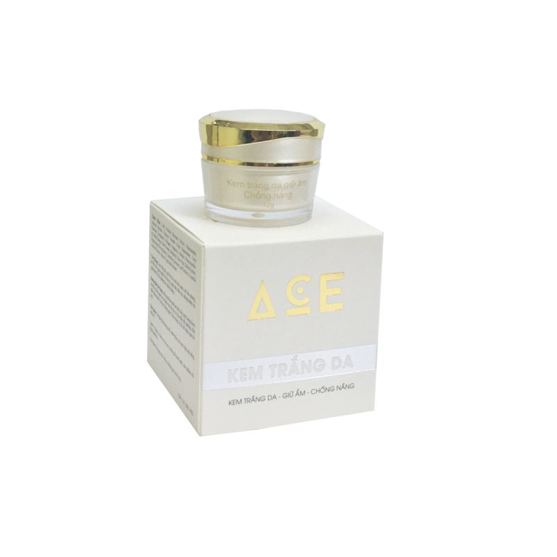 Kem dưỡng trắng da, chống nắng, giữ ẩm, cấp ẩm cho da - Kem ACE (12g), giữ ẩm cho làn da, giúp làn da không khô nứt, chống nắng, trắng da , giảm mụn hiệu quả. giá rẻ