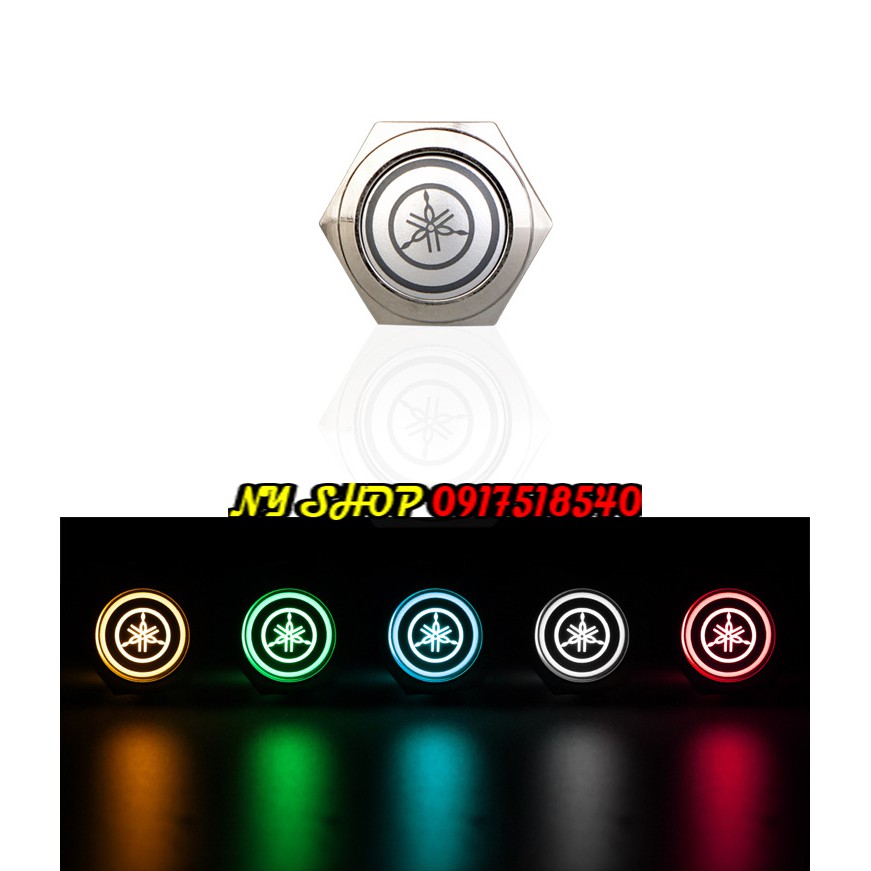 CÔNG TẮC LED LOGO ( HONDA YAMAHAMONTERPOWER) TẶNG KÈM JACK CẮM