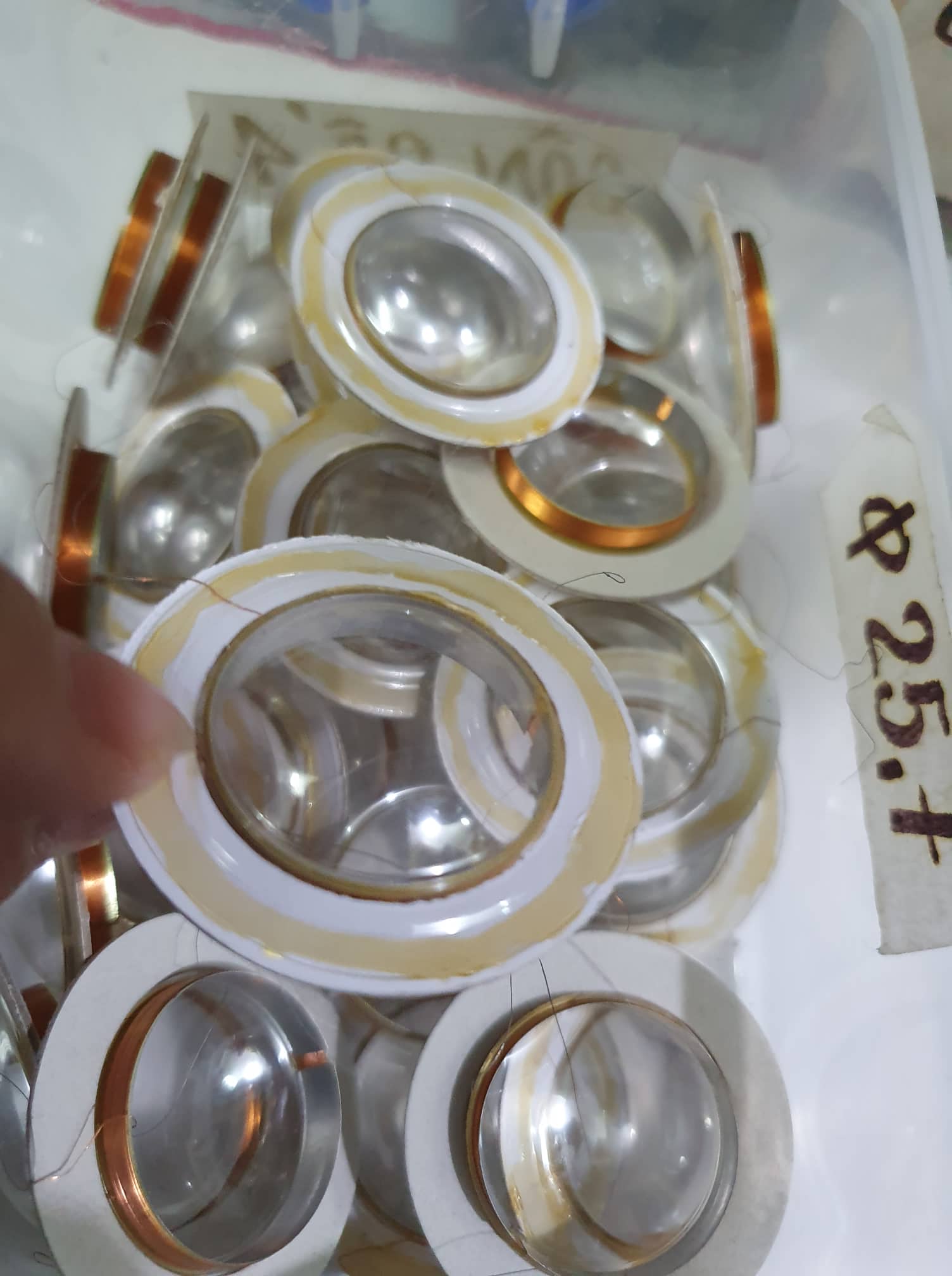 5 côn loa cóc số 4 cỡ 25,7