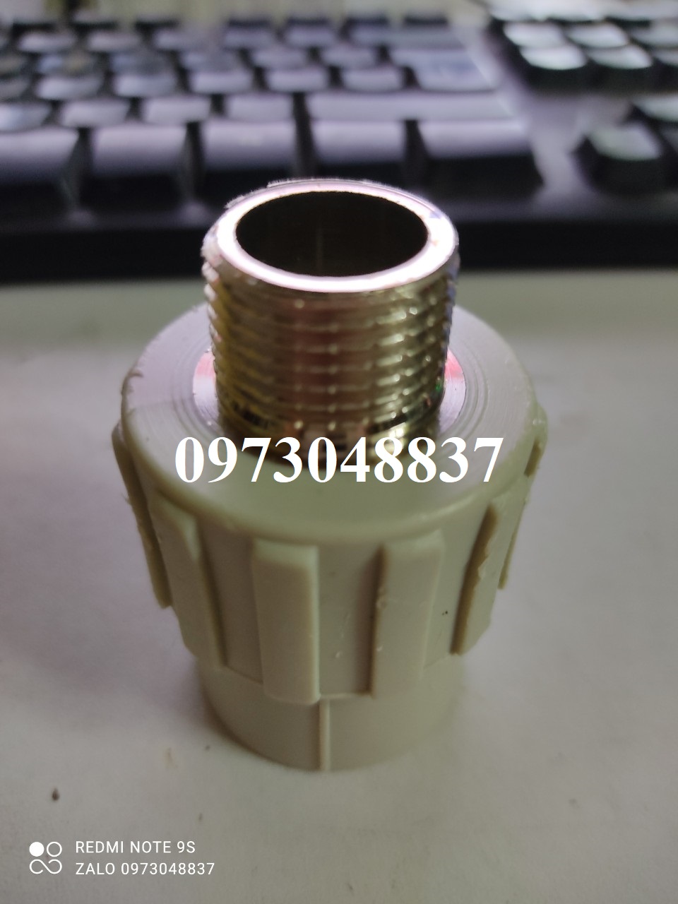 Nối ren ngoài PPR 21 ra ống 25 nước nóng Tiền Phong