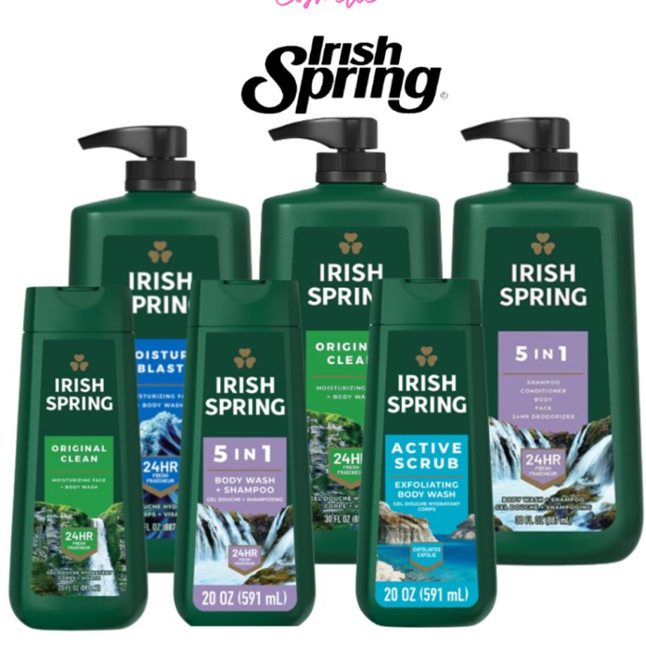 Men's polar spring shampoo 887ml bottle