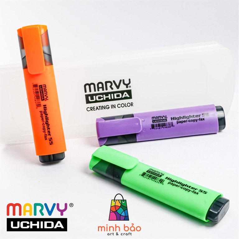 Bút dạ quang cao cấp marvy 55