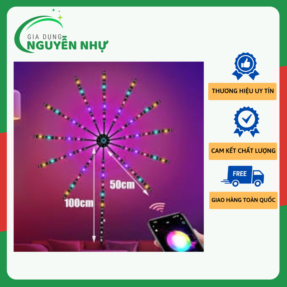 Đèn Led Trang Trí Pháo Hoa - Đèn Trang Trí Các Quán Cafe