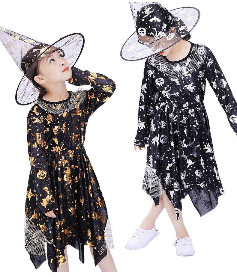 Trang phục phù thủy cho bé gái Halloween