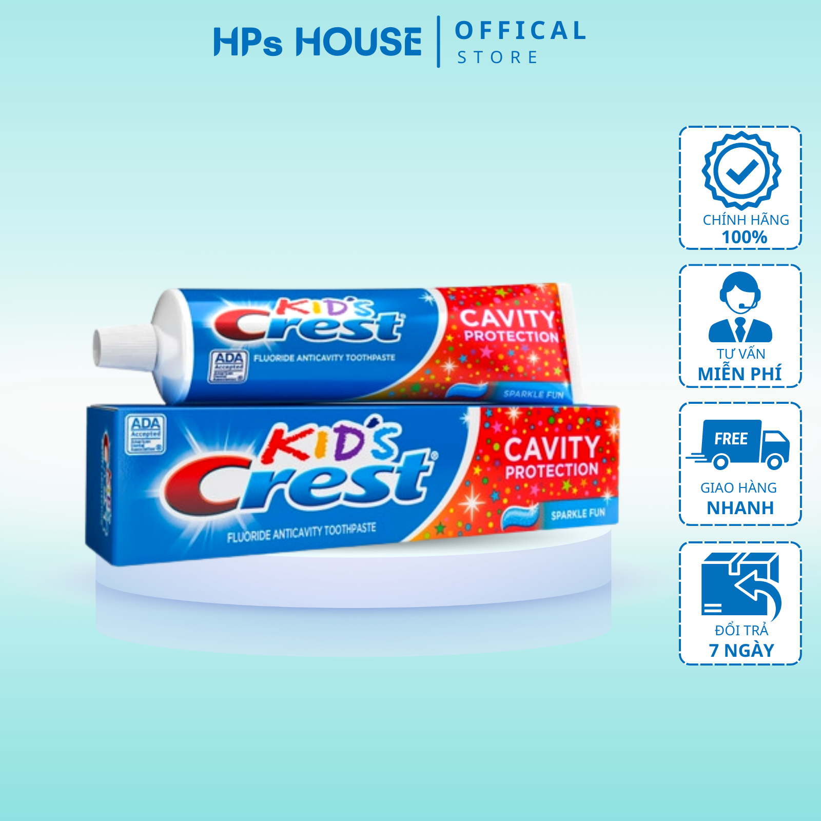 KEM ĐÁNH RĂNG CREST KIDS - 130G