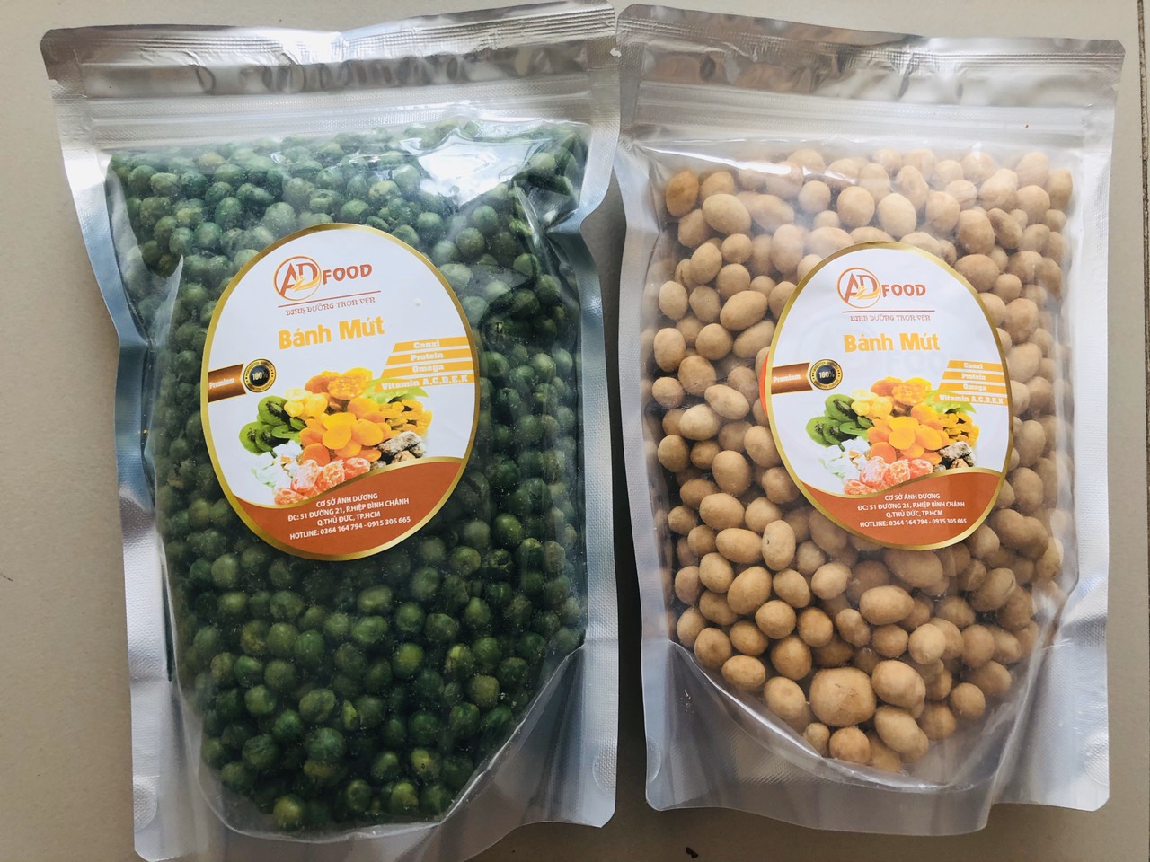 1kg đậu hà lan rang muối loại ngon