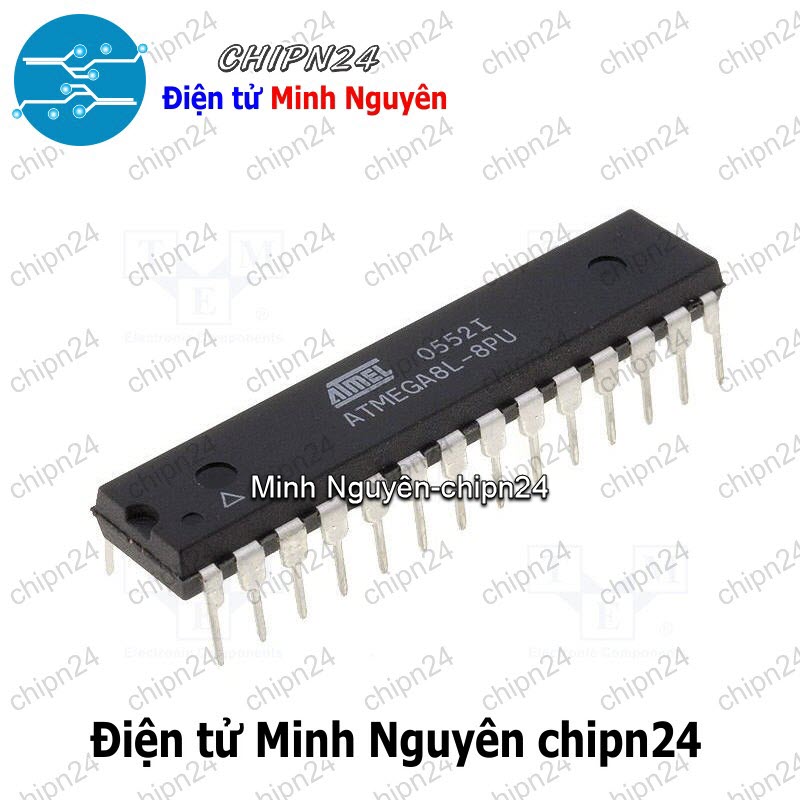 [1 con] (DIP) IC ATmega8L-8PU DIP-28 (ATmega8L ATmega8) - HH000444