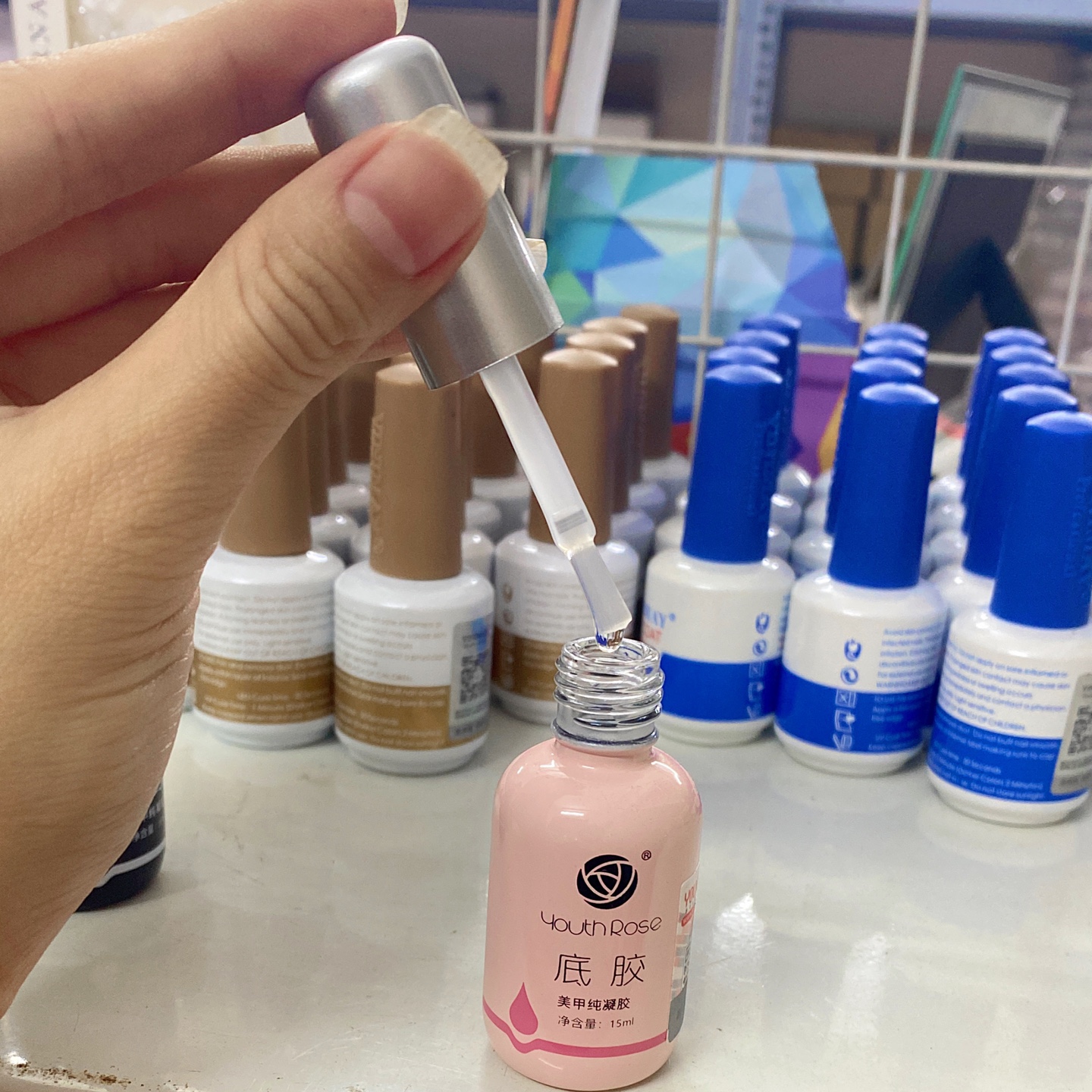 Bộ Liên Kết : Base ,Top ,Cứng Móng Hoa Hồng - Nail937