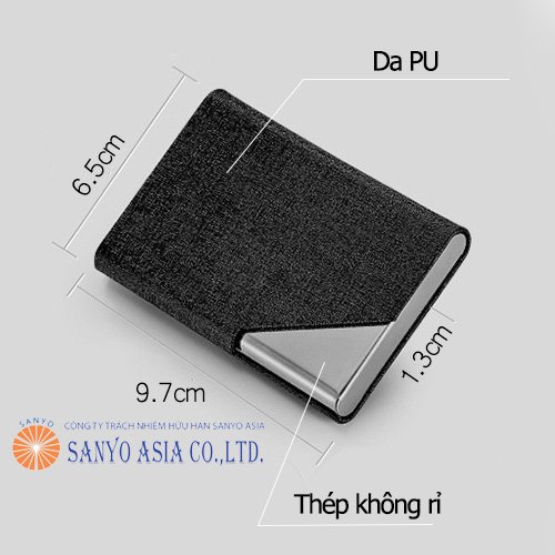 HỘP ĐỰNG THẺ CAO CẤP SANYO ASIA - CARD HOLDER
