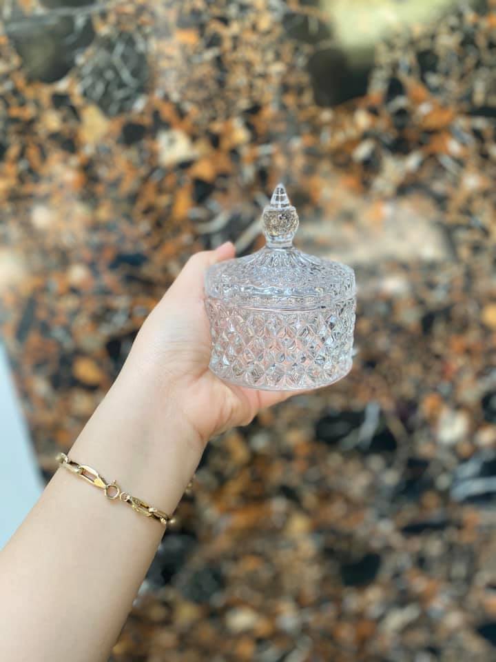 [HCM]HỘP 2 HỦ THUỶ TINH DUTCH LADY