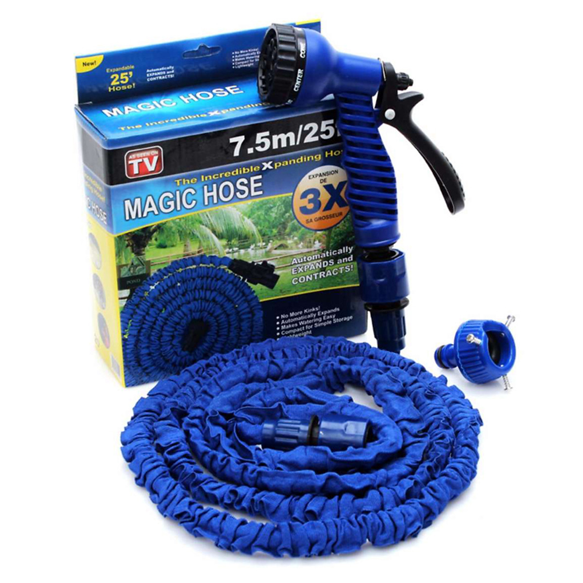 Vòi nước thông minh 15m hiệu quả vòi xịt nước giãn nở thông minh magic xhose 15m. vòi tưới rau vòi xịt nước giãn nở thông minh cao cấp dài 15m.