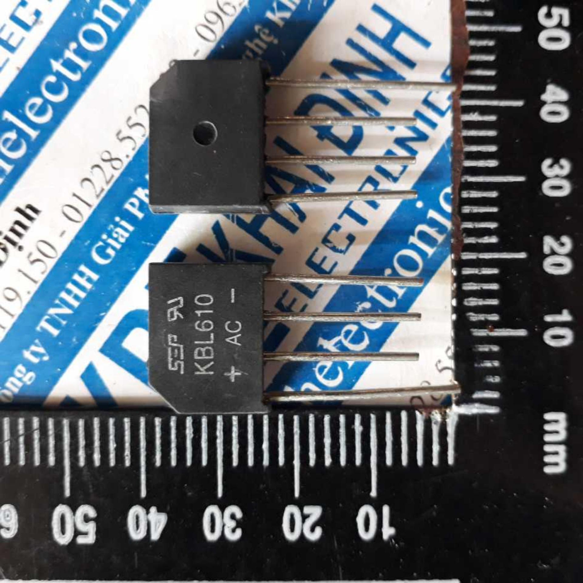 10 con diode cầu kbl610 6a/1000v, loại đứng kde2837