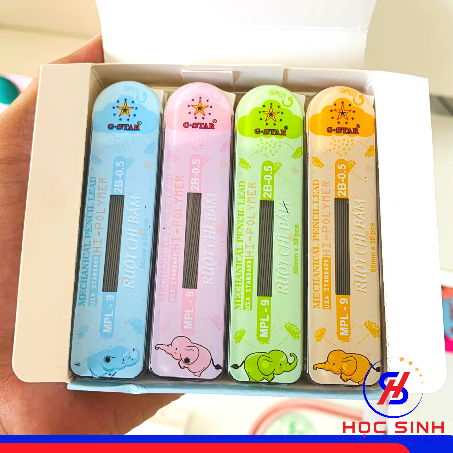 Hộp 12 túyp ruột chì bấm gstar mpl - 9 2b 0.5mm