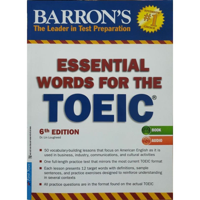 Sách - BarronS Essential Words For The Toeic ( Quét Mã Qr Code Để Tải File Nghe )